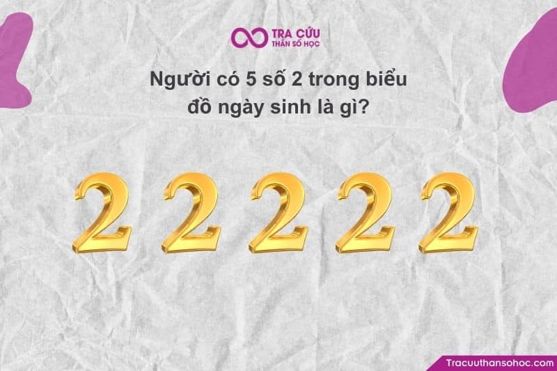Người có 5 số 2 trong biểu đồ ngày sinh là gì? Đặc điểm và lời khuyên